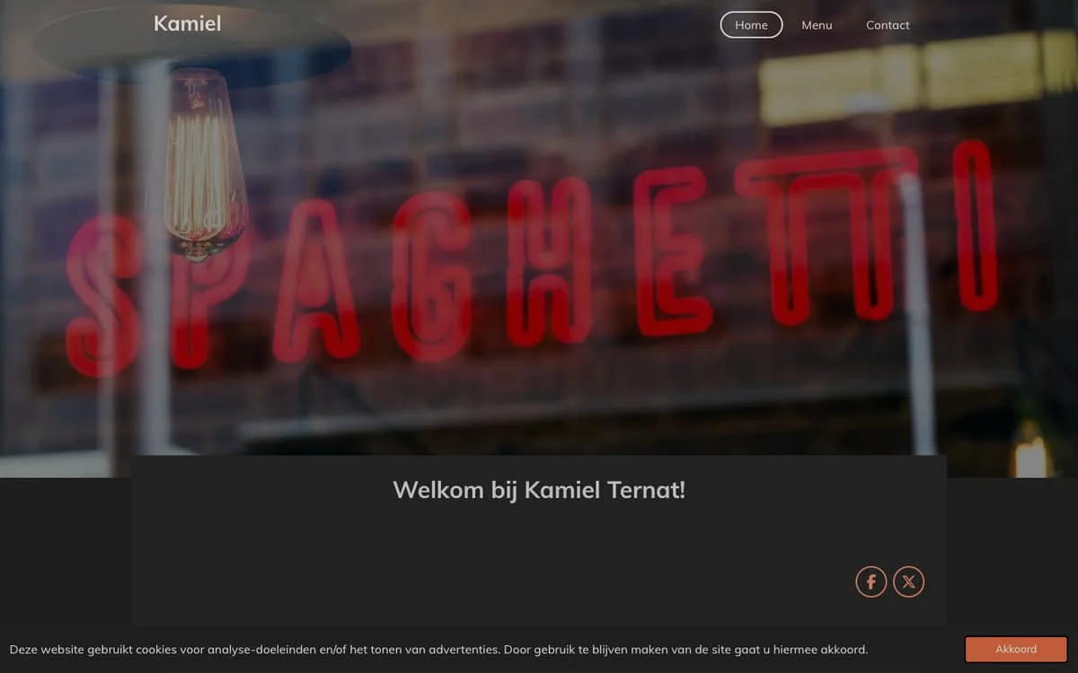 De oude website van Kamiel